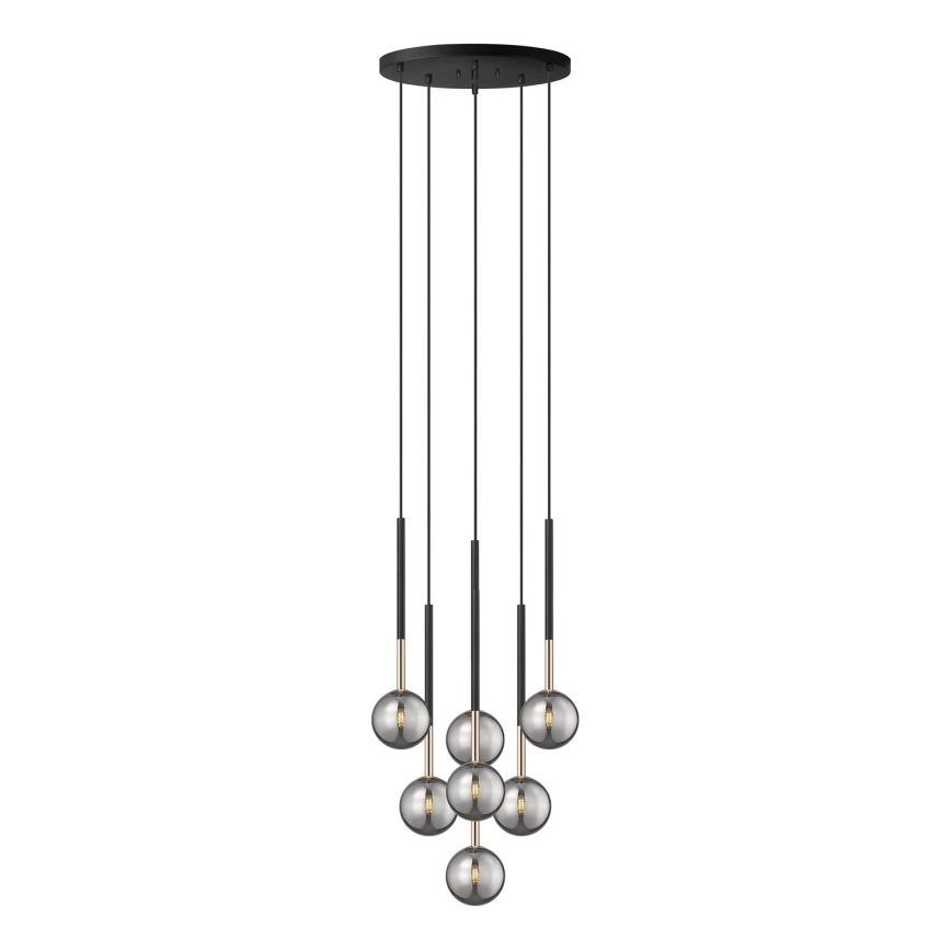 Zuma Line - Hanglamp aan een koord 7xG9/4W/230V zwart