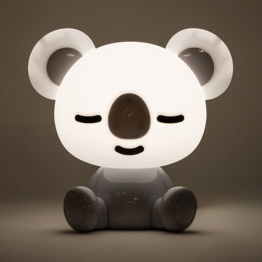 Zuma Line - Lampe de table tactile à intensité variable pour enfants LED/3W/230V koala gris