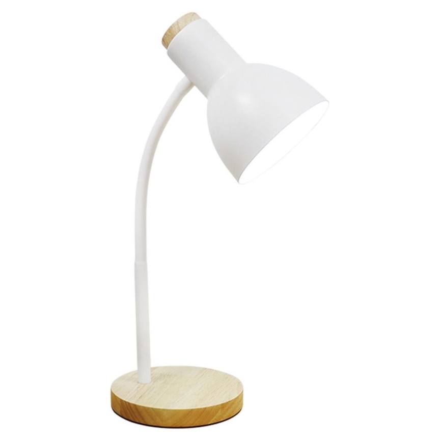 Zuma Line - Lampe de table 1xE27/40W/230V blanc/marron