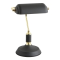 Zuma Line - Lampe de table 1xE27/40W/230V noir