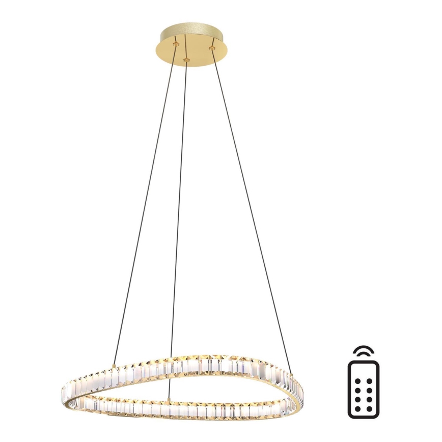 Zuma Line - LED Dimbaar kristal Hanglamp aan een touw LED/25W/230V 2700-6000K + afstandsbediening