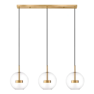 Zuma Line - LED Hanglamp aan een koord 3xLED/5W/230V goud
