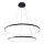 Zuma Line - LED Hanglamp aan een koord LED/60W/230V 3000/4000/6000K diameter 80 cm zwart