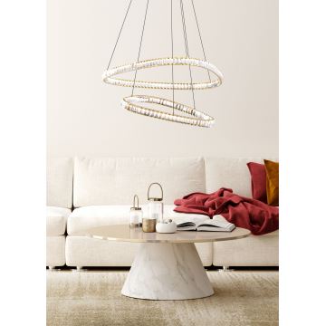 Zuma Line - LED Dimbaar kristal Hanglamp aan een touw LED/36W/230V 2700-6000K + afstandsbediening