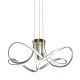 Zuma Line - Dimbare LED hanglamp aan een koord LED/45W/230V grijs/goud