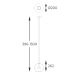 Zuma Line - Suspension filaire LED/5W/230V argent
