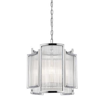 Zuma Line - Hanglamp aan een ketting 3xE14/60W/230V zilver