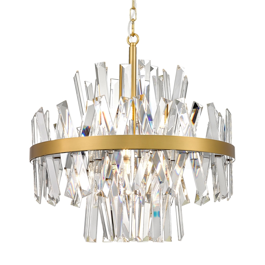 Zuma Line - Hanglamp aan een ketting 8xG9/28W/230V diameter 50 cm goud