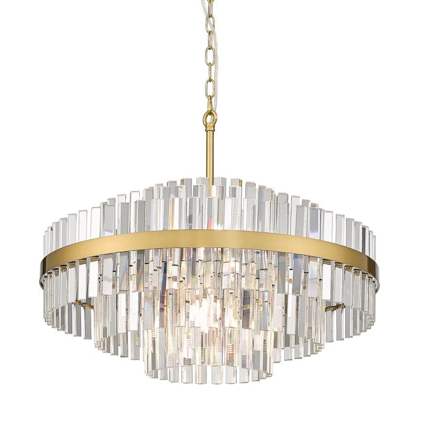 Zuma Line - Hanglamp aan een ketting 12xG9/28W/230V diameter 60 cm goud