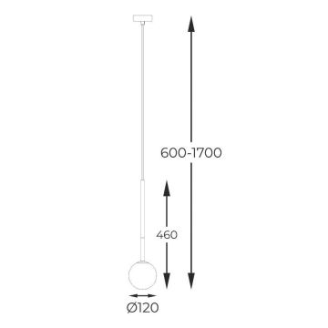 Zuma Line - Hanglamp aan een koord 1xG9/4W/230V zwart