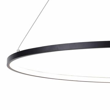 Zuma Line - LED Hanglamp aan een koord LED/40W/230V 3000/4000/6000K diameter 90 cm zwart