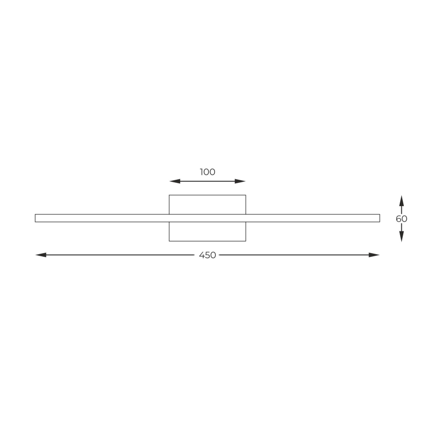 Zuma Line - LED Schilderijverlichting LED/10W/230V 45 cm goud