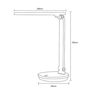 Zuma Line - LED Tafellamp LED/5W/230V 3000-6000K zwart