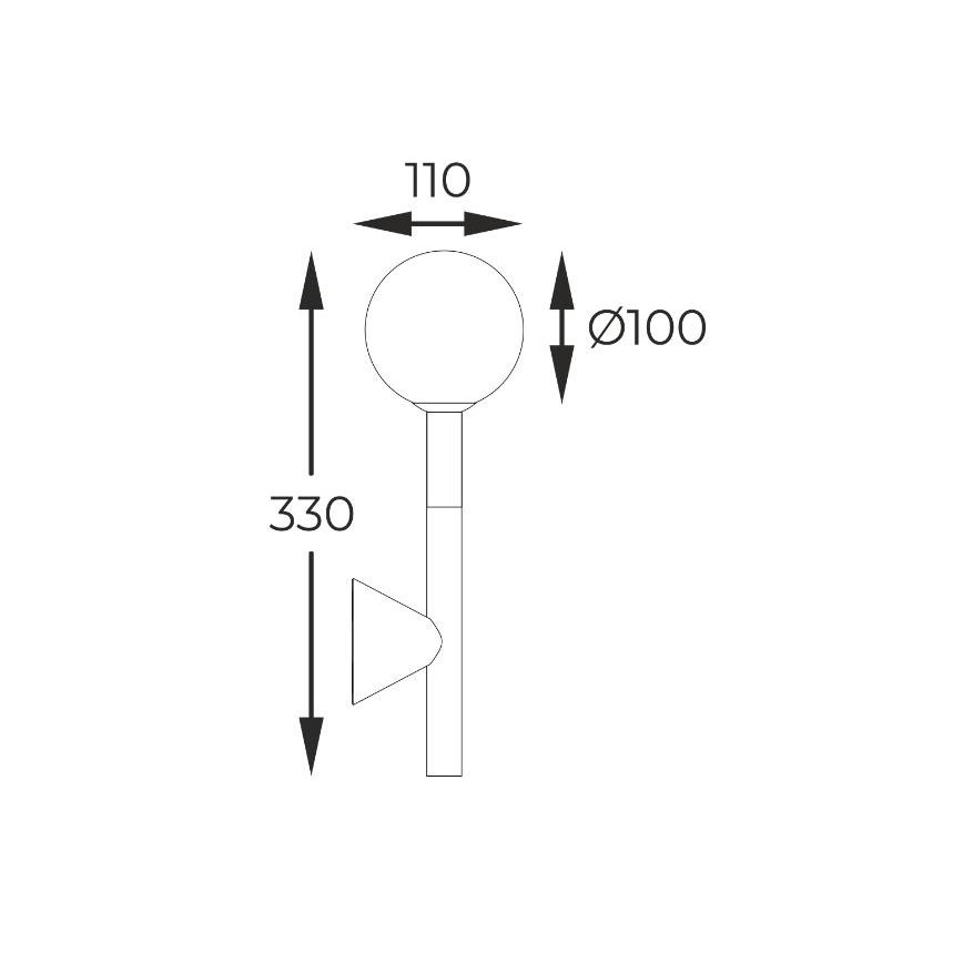 Zuma Line - Wandlamp 1xG9/4W/230V goud