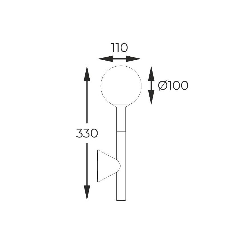 Zuma Line - Wandlamp 1xG9/4W/230V zwart